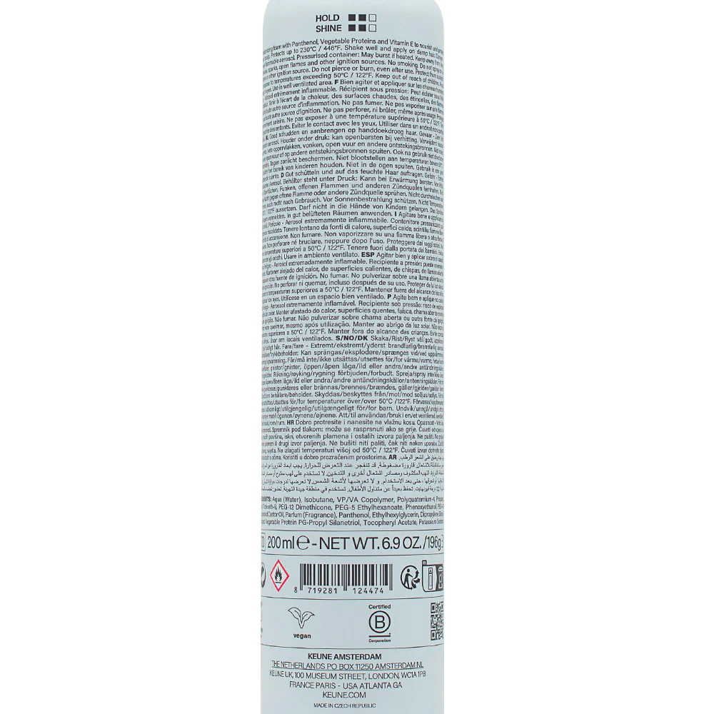 Keune Style Volume Cashmere Cloud Strong Volume Foam 200ml - mousse volumizzante tenuta forte - Image 2