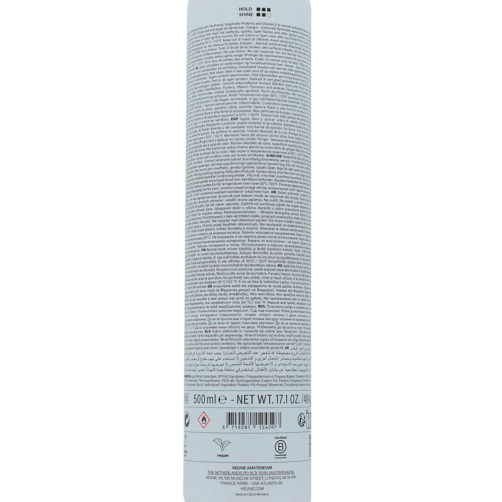 Keune Style Volume Velvet Cloud Strong Volume Foam 500ml - mousse volumizzante tenuta forte - Image 2