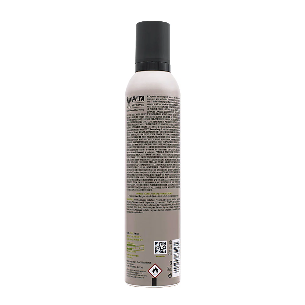 KMS Add Volume Styling Foam 300ml - schiuma modellante per capelli medio-fini privi di volume - Image 4