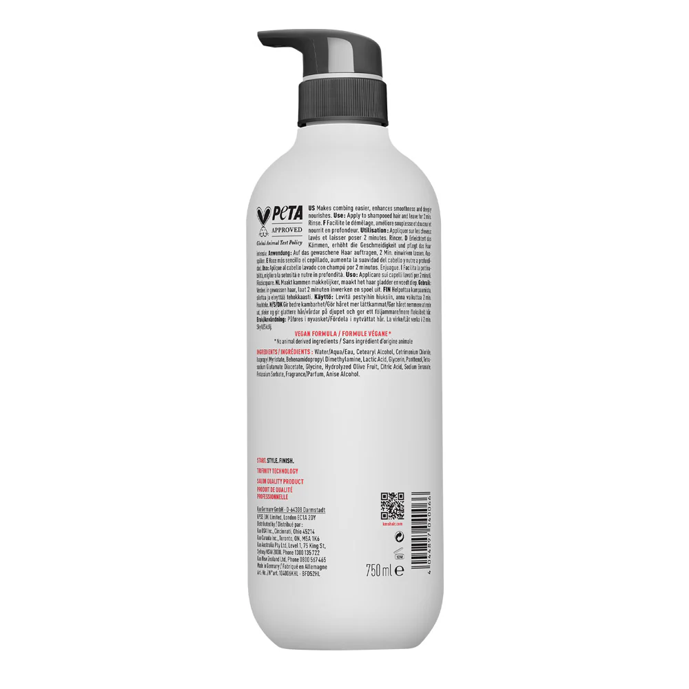 KMS All Smooth Conditioner 750ml - balsamo anti crespo - Image 2