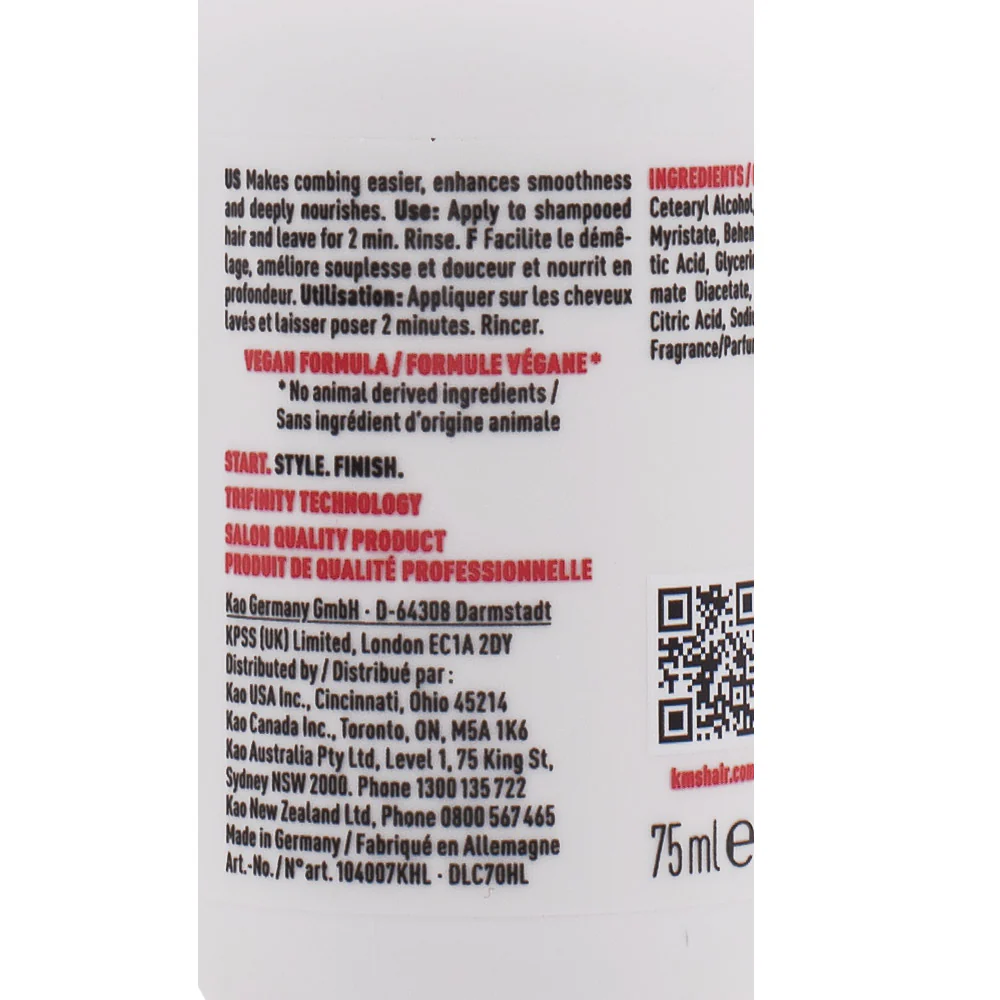 KMS All Smooth Conditioner 75ml - balsamo anti crespo - Image 3