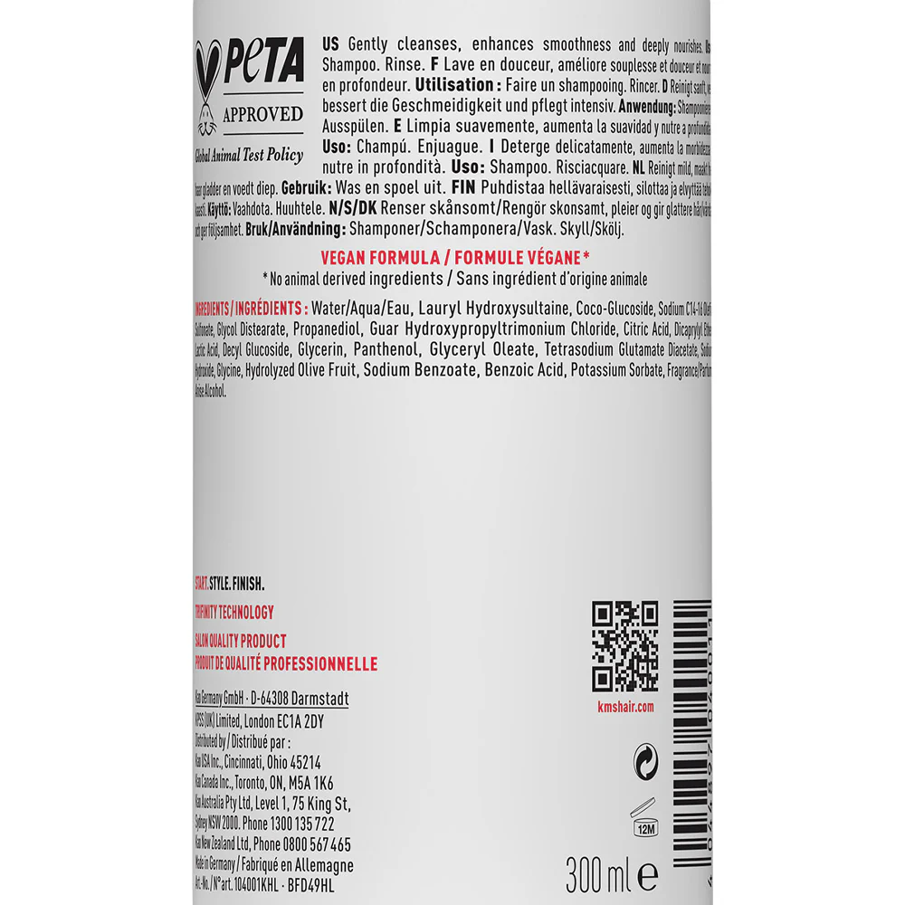 KMS All Smooth Shampoo 300ml - shampoo anti crespo - Image 3