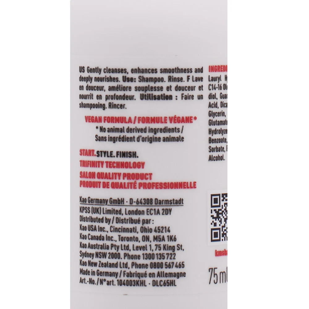 KMS All Smooth Shampoo 75ml - shampoo anti crespo - Image 3
