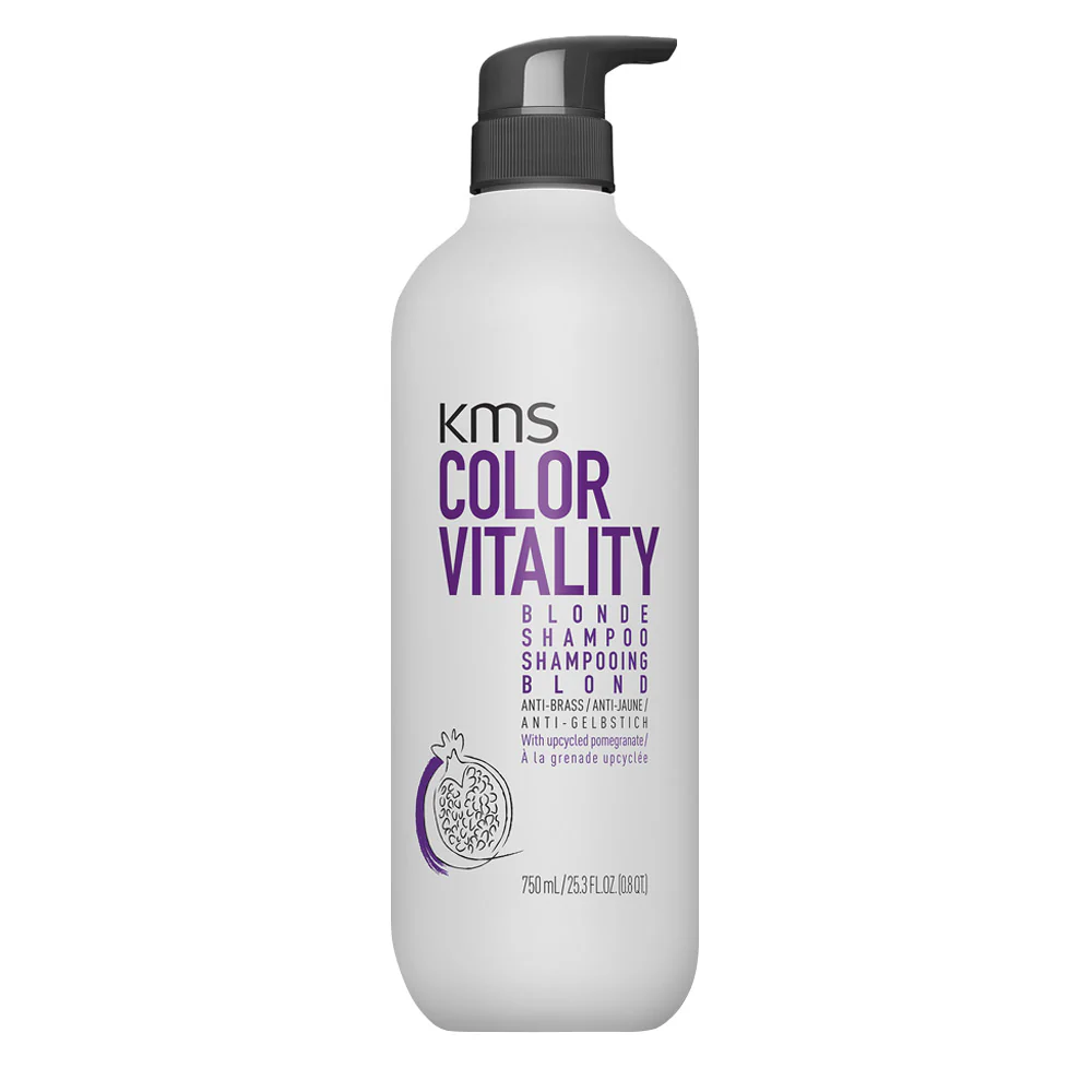KMS Colour Vitality Blonde Shampoo 750ml - shampoo antigiallo capelli biondi