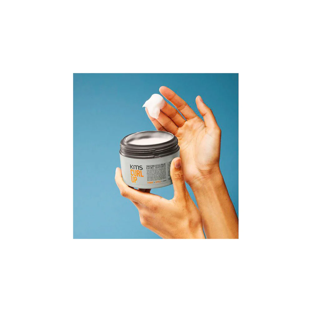 KMS Curl Up Twisting Style Balm 45ml - balsamo styling capelli ricci - Image 2