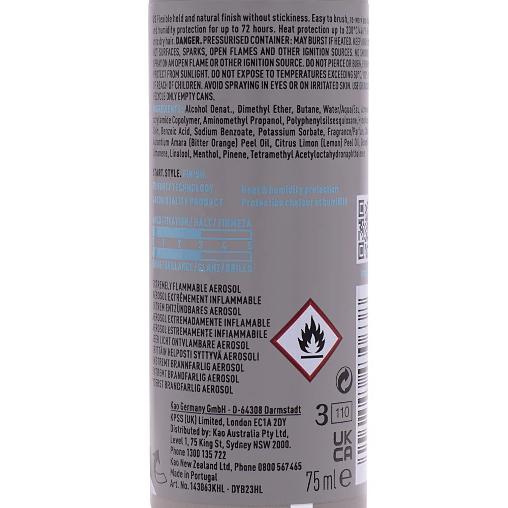 KMS Hairstay Working Hairspray 75ml - lacca tenuta flessibile - Image 2