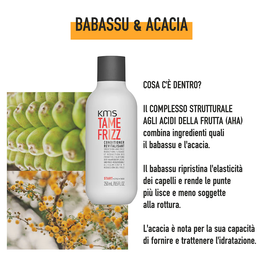 KMS Tame Frizz Conditioner 250ml - conditioner per capelli medio-grossi e crespi - Image 2
