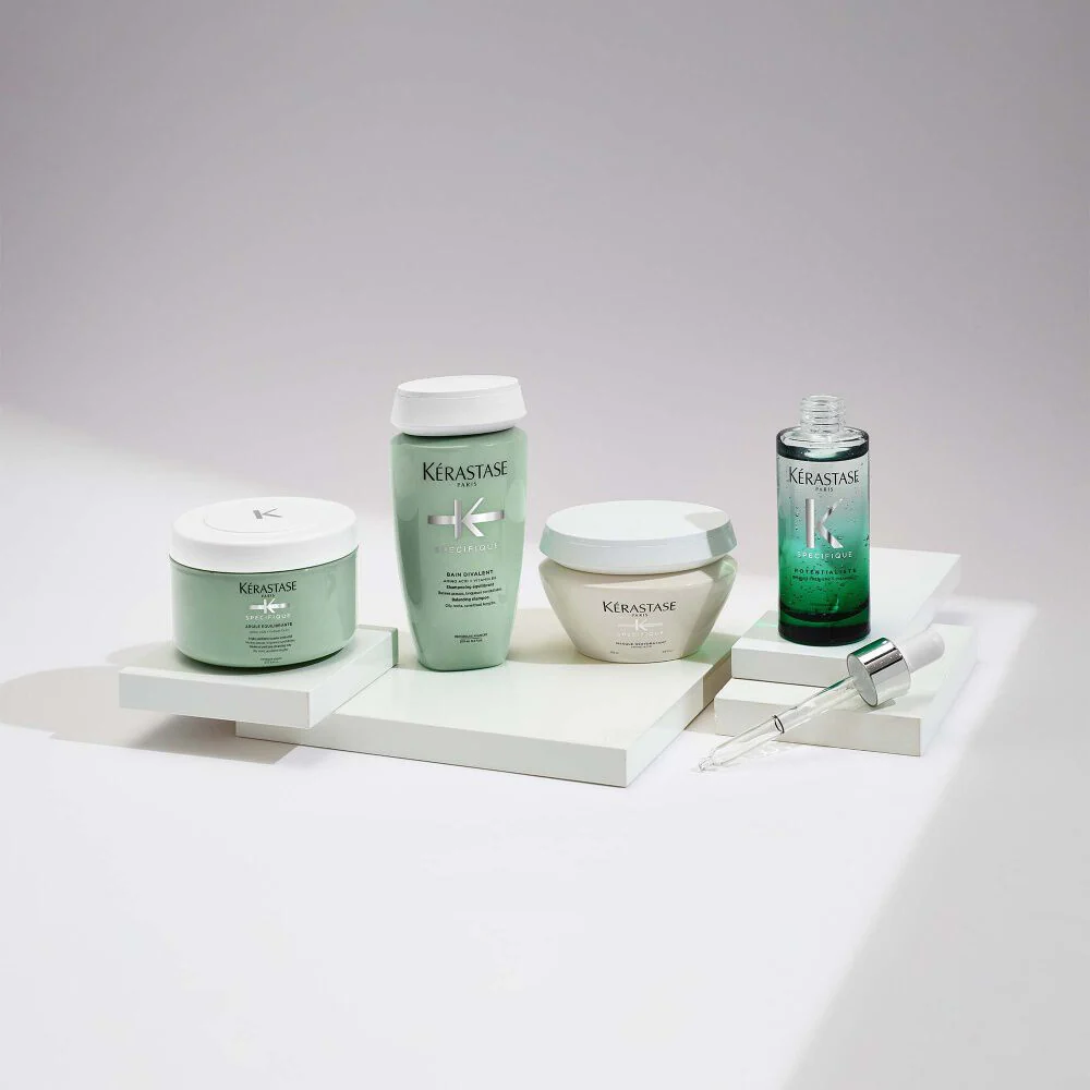 Kérastase Spécifique Argile Equilibrante 250ml Masque Rehydratant 200ml Sérum Potentialiste 90ml - Image 2