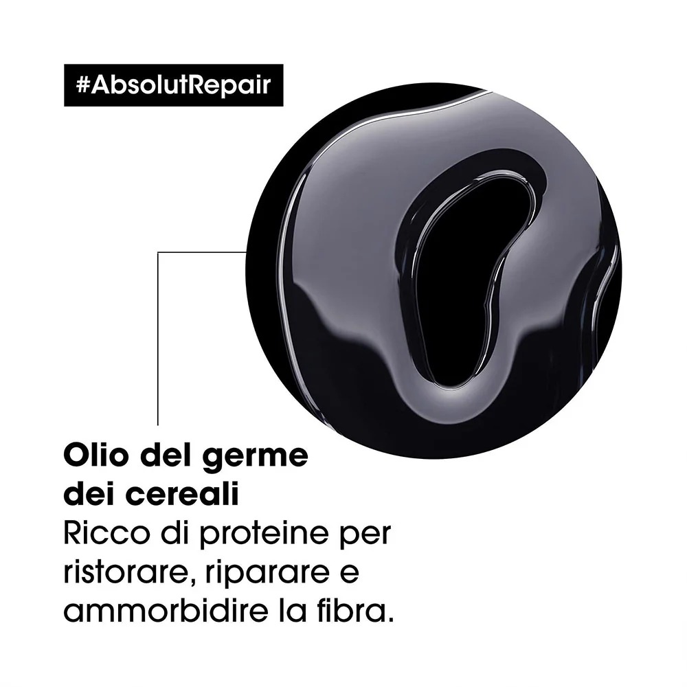 L'Oréal Professionnel Paris Serie Expert Absolut Repair Golden Mask 250ml - maschera per capelli danneggiati - Image 5
