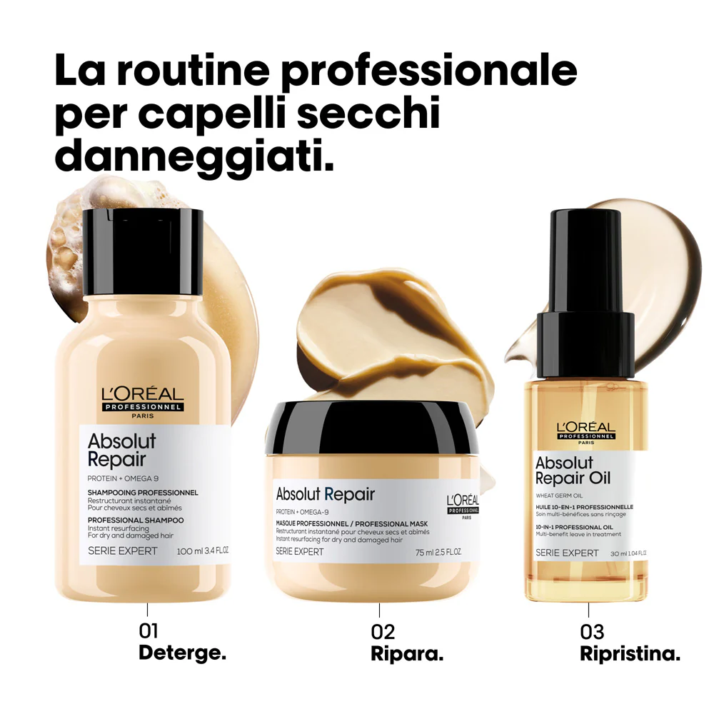 L'Oréal Professionnel Paris Serie Expert Absolut Repair Oil 10in1 30ml - olio riparatore - Image 5