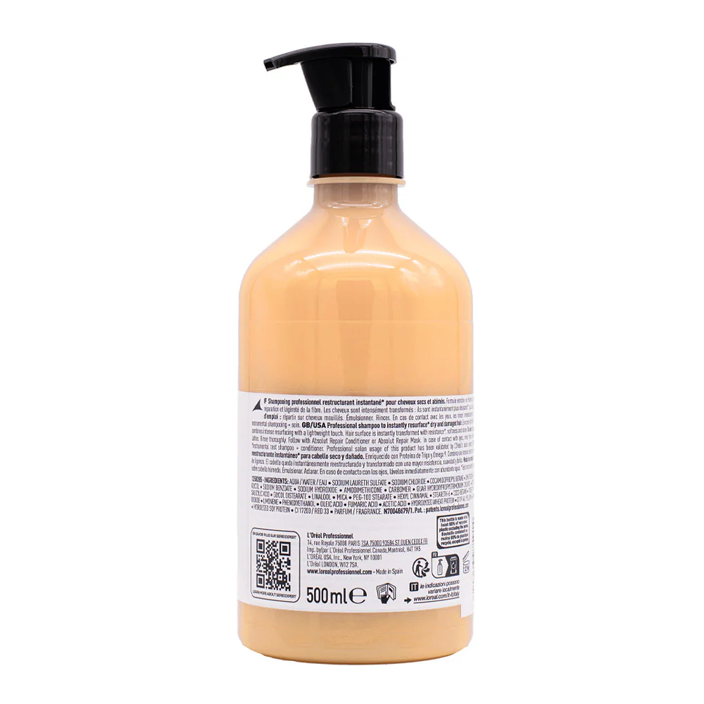 L'Oréal Professionnel Paris Serie Expert Absolut Repair Shampoo 500ml - shampoo per capelli danneggiati - Image 6