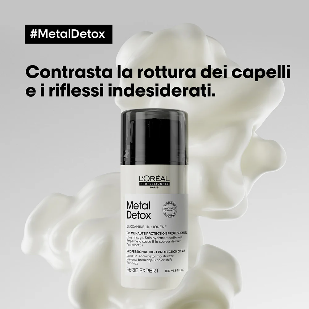 L'Oréal Professionnel Paris Serie Expert Metal Detox Leave-in 100ml - crema protettiva con filtro UV - Image 2
