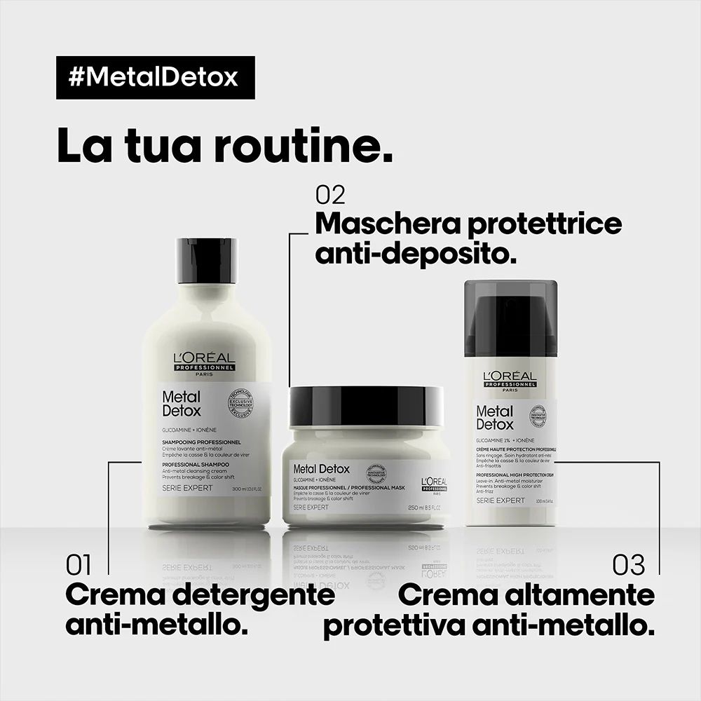 L'Oréal Professionnel Paris Serie Expert Metal Detox Leave-in 100ml - crema protettiva con filtro UV - Image 3