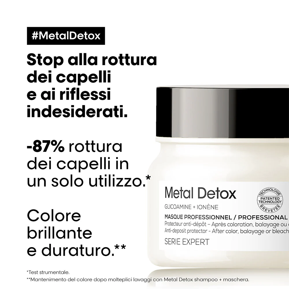 L'Oréal Professionnel Paris Serie Expert Metal Detox Mask 250ml - maschera anti-metallo - Image 2