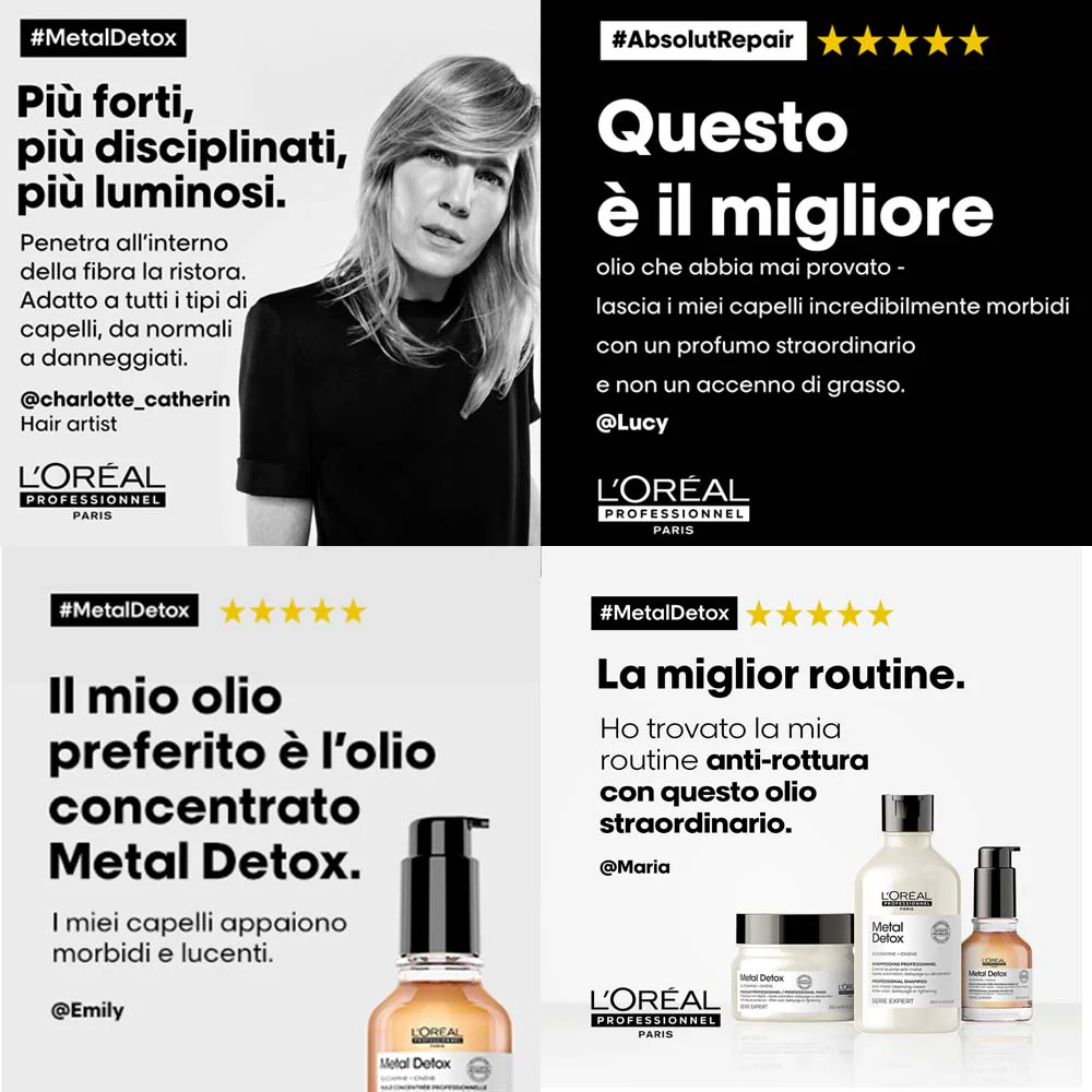 L'Oréal Professionnel Paris Serie Expert Metal Detox Oil 50ml - olio per capelli danneggiati - Image 4