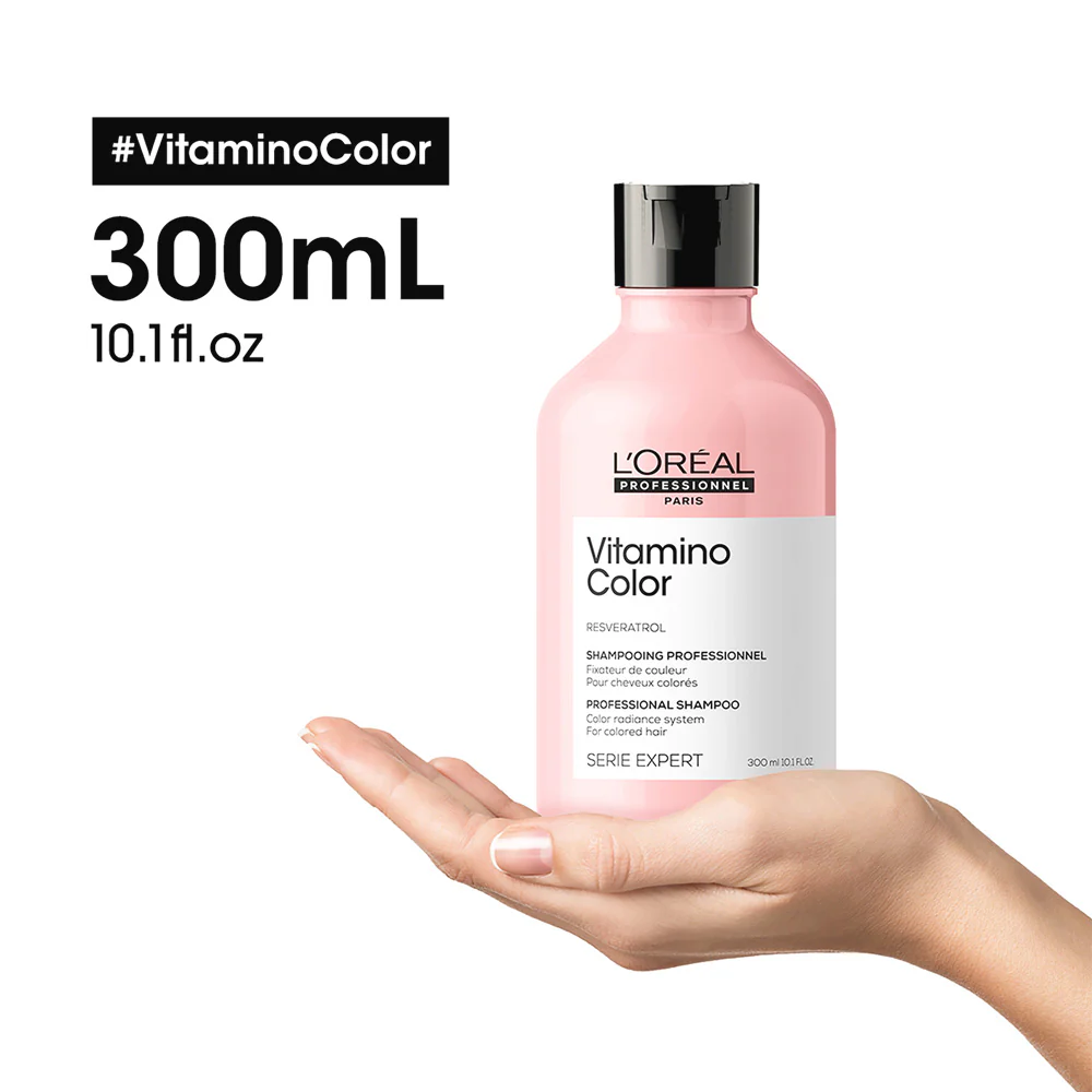 L'Oréal Professionnel Paris Serie Expert Vitamino Color Shampoo 300ml - shampoo per capelli colorati - Image 2