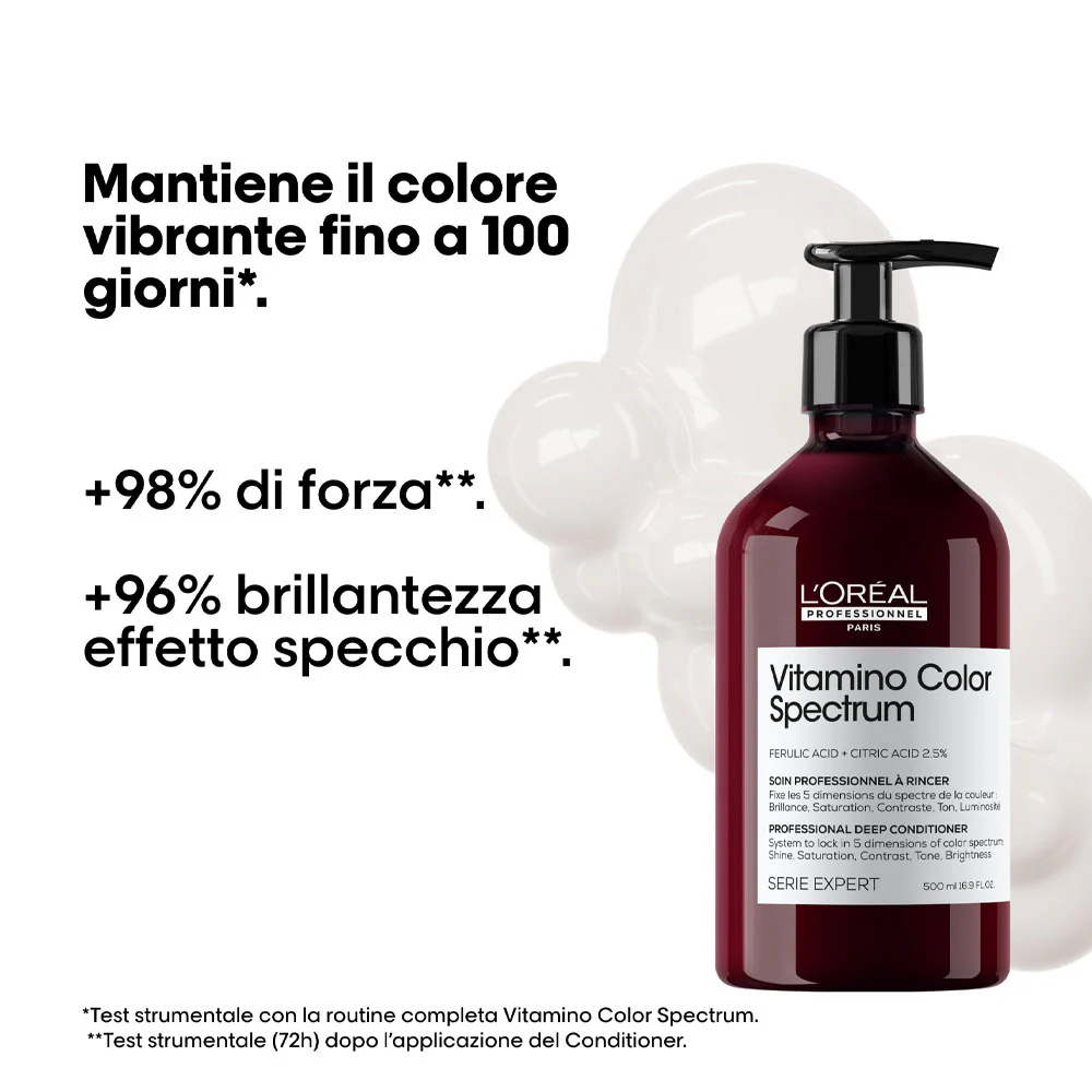 L'Oréal Professionnel Paris Vitamino Color Spectrum Conditioner 500ml  - balsamo illuminante capelli colorati - Image 2