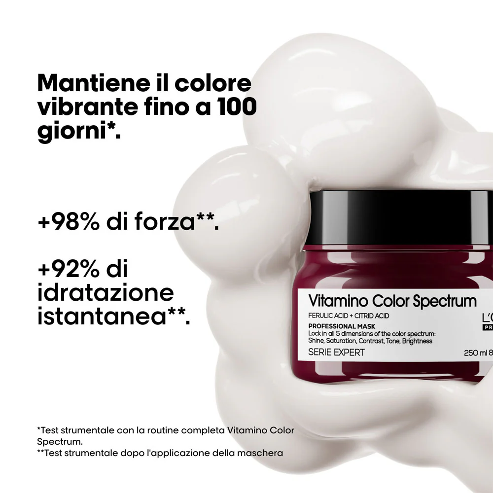 L'Oréal Professionnel Paris Vitamino Color Spectrum Mask 250ml - maschera illuminante capelli colorati - Image 2