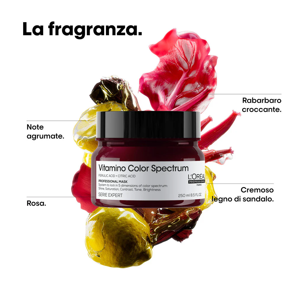 L'Oréal Professionnel Paris Vitamino Color Spectrum Mask 250ml - maschera illuminante capelli colorati - Image 5