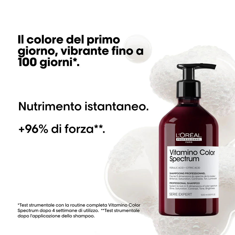 L'Oréal Professionnel Paris Vitamino Color Spectrum Shampoo 500ml - shampoo per capelli colorati - Image 2
