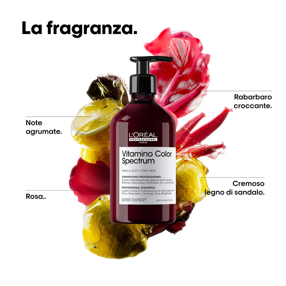 L'Oréal Professionnel Paris Vitamino Color Spectrum Shampoo 500ml - shampoo per capelli colorati - Image 5