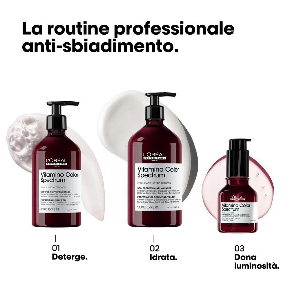L'Oréal Professionnel Paris Vitamino Color Spectrum Shampoo 500ml - shampoo per capelli colorati - Image 7