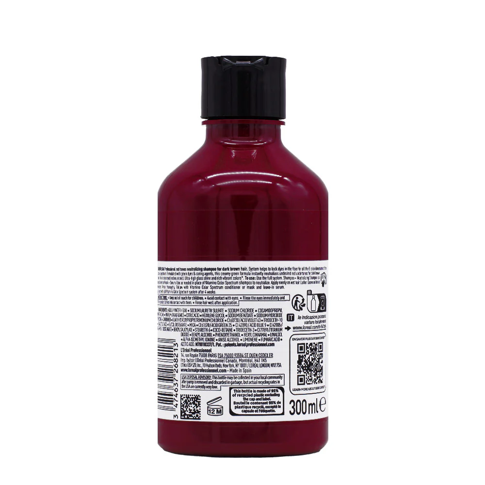 L'Oréal Professionnel Paris Vitamino Color Spectrum Shampoo Verde 300ml -  shampoo tonalizzante anti-rosso - Image 7