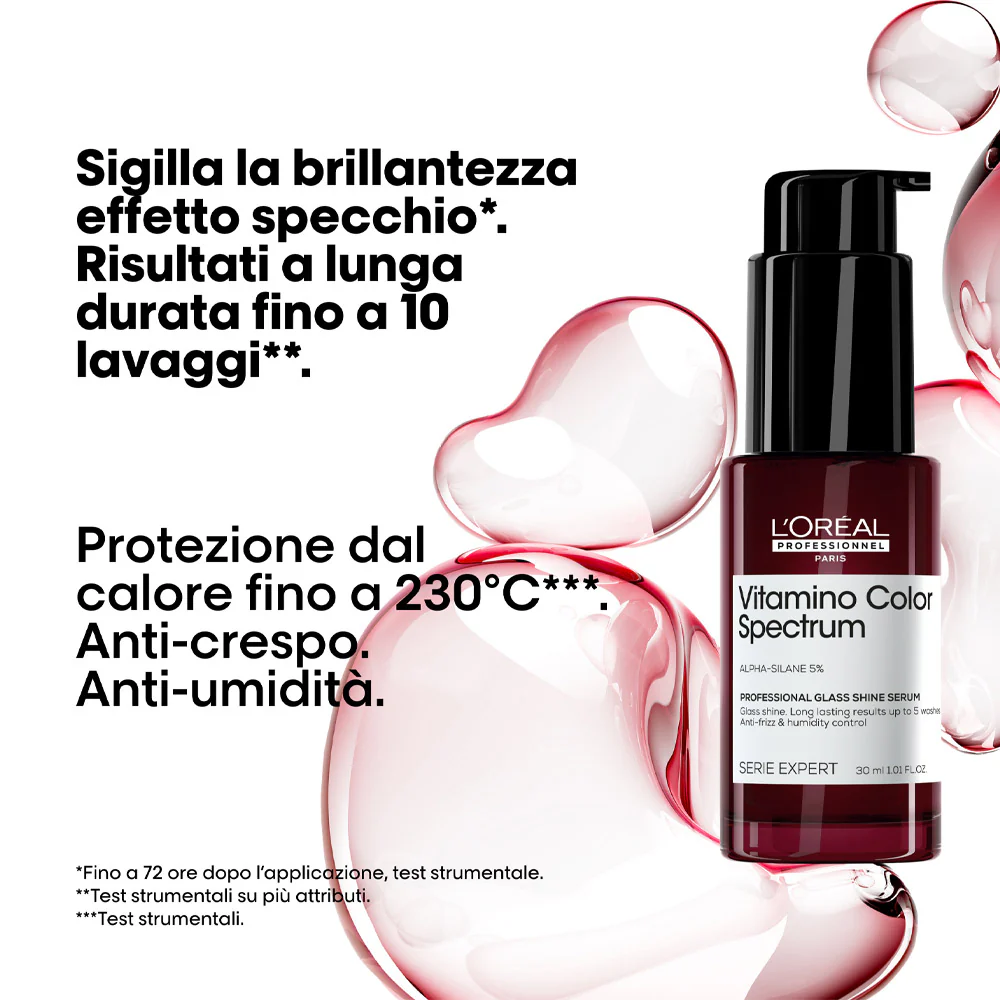 L'Oréal Professionnel Paris Vitamino Color Spectrum Shine Serum 30ml - siero illuminante anti-umidità - Image 2