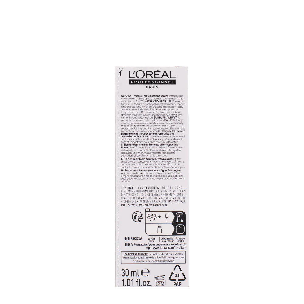 L'Oréal Professionnel Paris Vitamino Color Spectrum Shine Serum 30ml - siero illuminante anti-umidità - Image 7