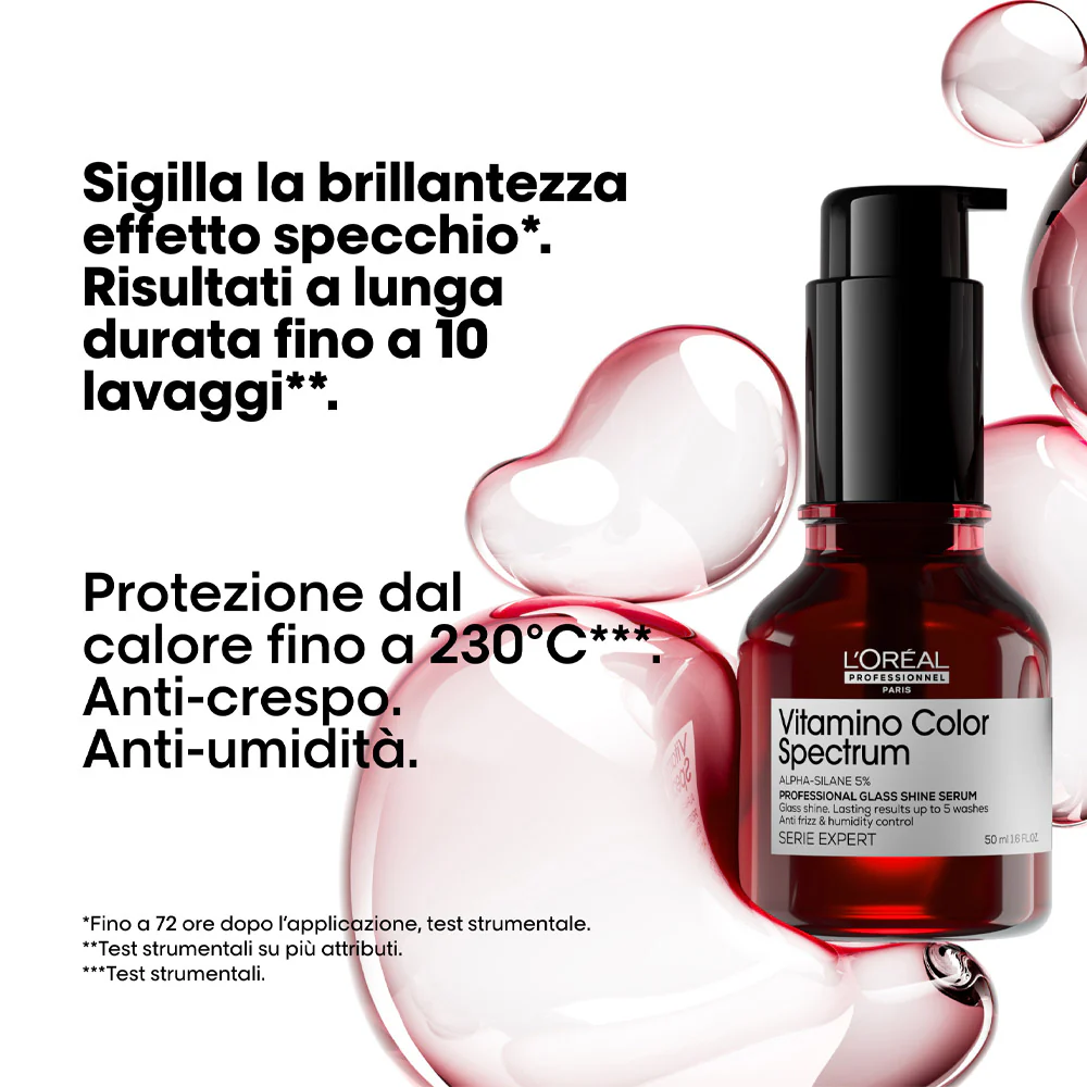 L'Oréal Professionnel Paris Vitamino Color Spectrum Shine Serum 50ml - siero illuminante anti-umidità - Image 3