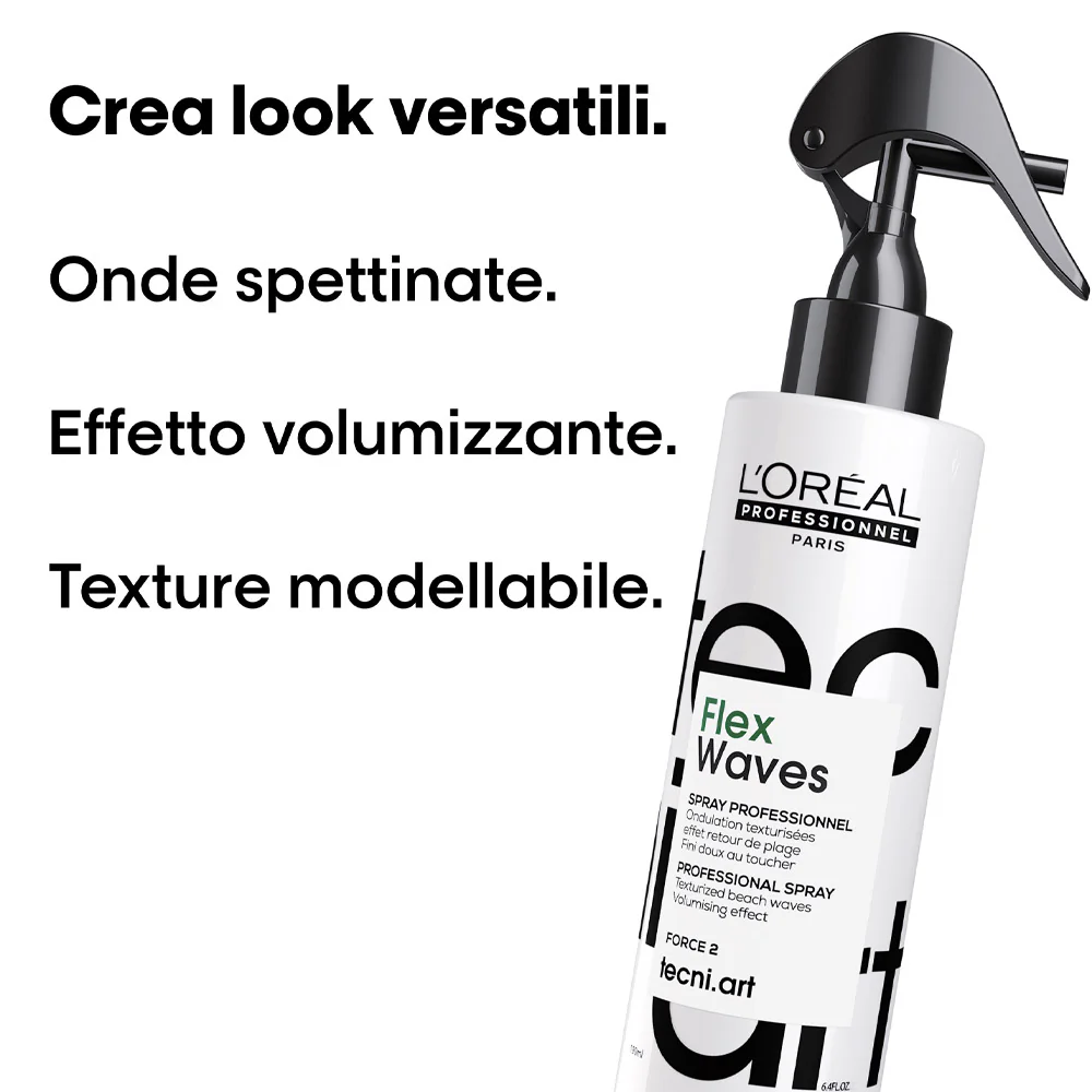 L'Oréal Tecni Art Flex Waves 190ml - spray al sale marino - Image 3