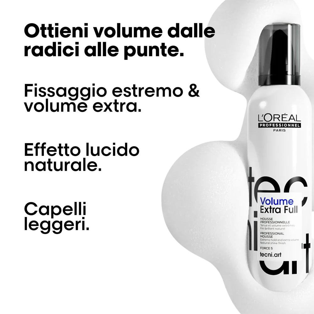 L'Oréal TecniArt Volume Extra Full Mousse 250ml - mousse volumizzante - Image 2