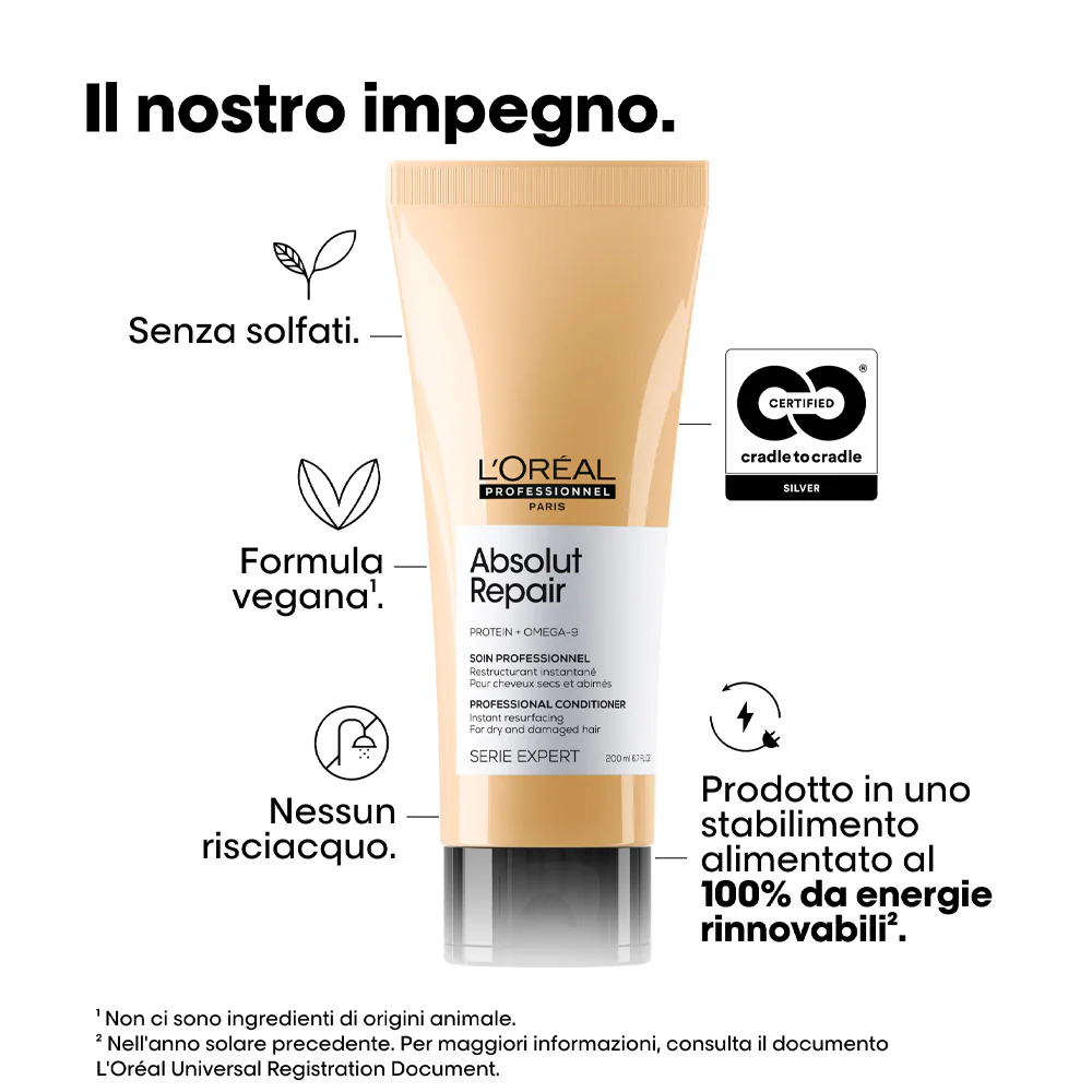 L'Oréal Professionnel Paris Serie Expert Absolut Repair Conditioner 200ml - balsamo per capelli danneggiati - Image 6