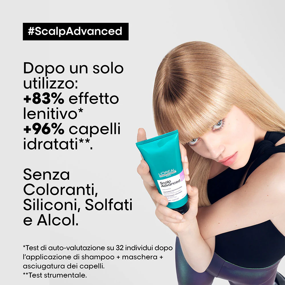 L'Oreal Professionel Scalp Advanced Anti-Discomfort Intense Soother 200ml - trattamento lenitivo - Image 2