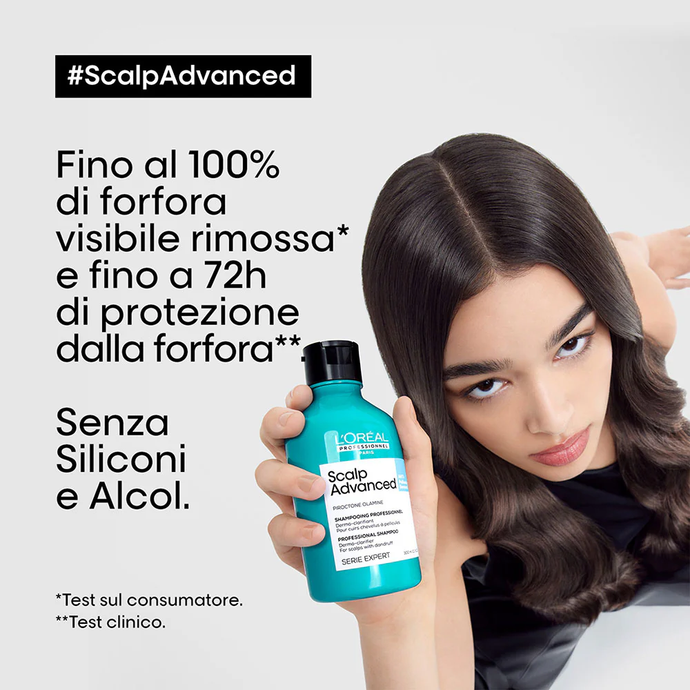 L'Oreal Professionnel Paris Scalp Advanced Anti-Dandruff Shampoo 300ml - shampoo anti forfora - Image 3