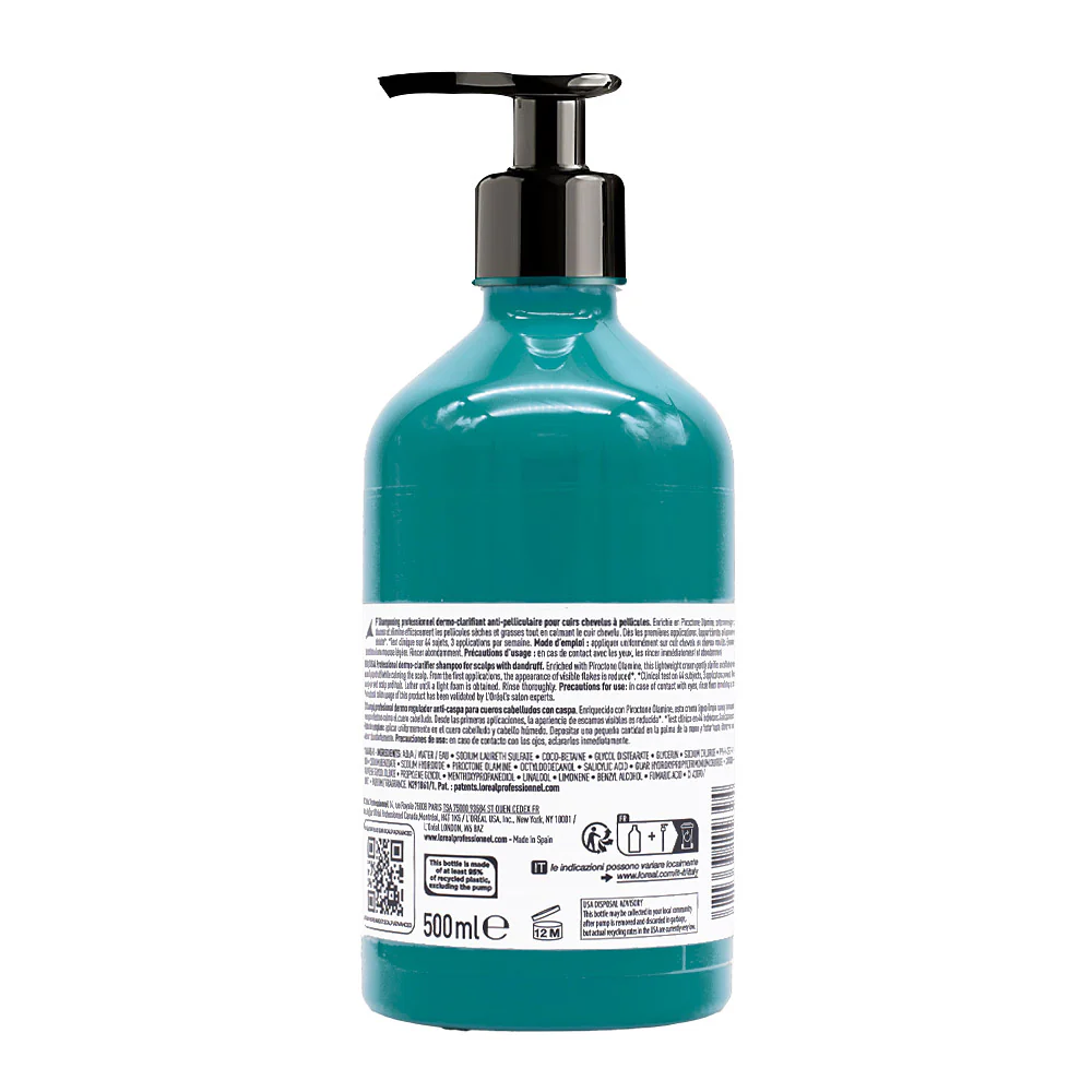 L'Oreal Professionnel Paris Scalp Advanced Anti-Dandruff Shampoo 500ml - shampoo anti forfora - Image 5
