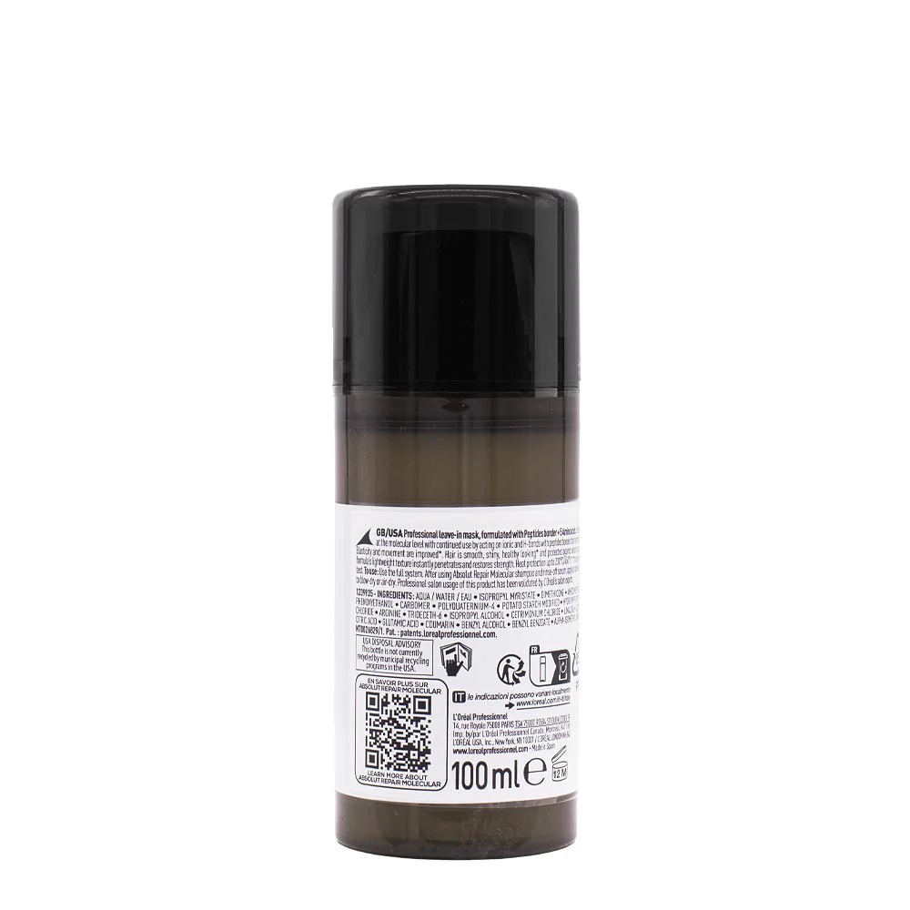 L'Oreal Professionnel Paris Serie Expert Absolut Repair Molecular Leave-In 100ml - termoprotettore - Image 3