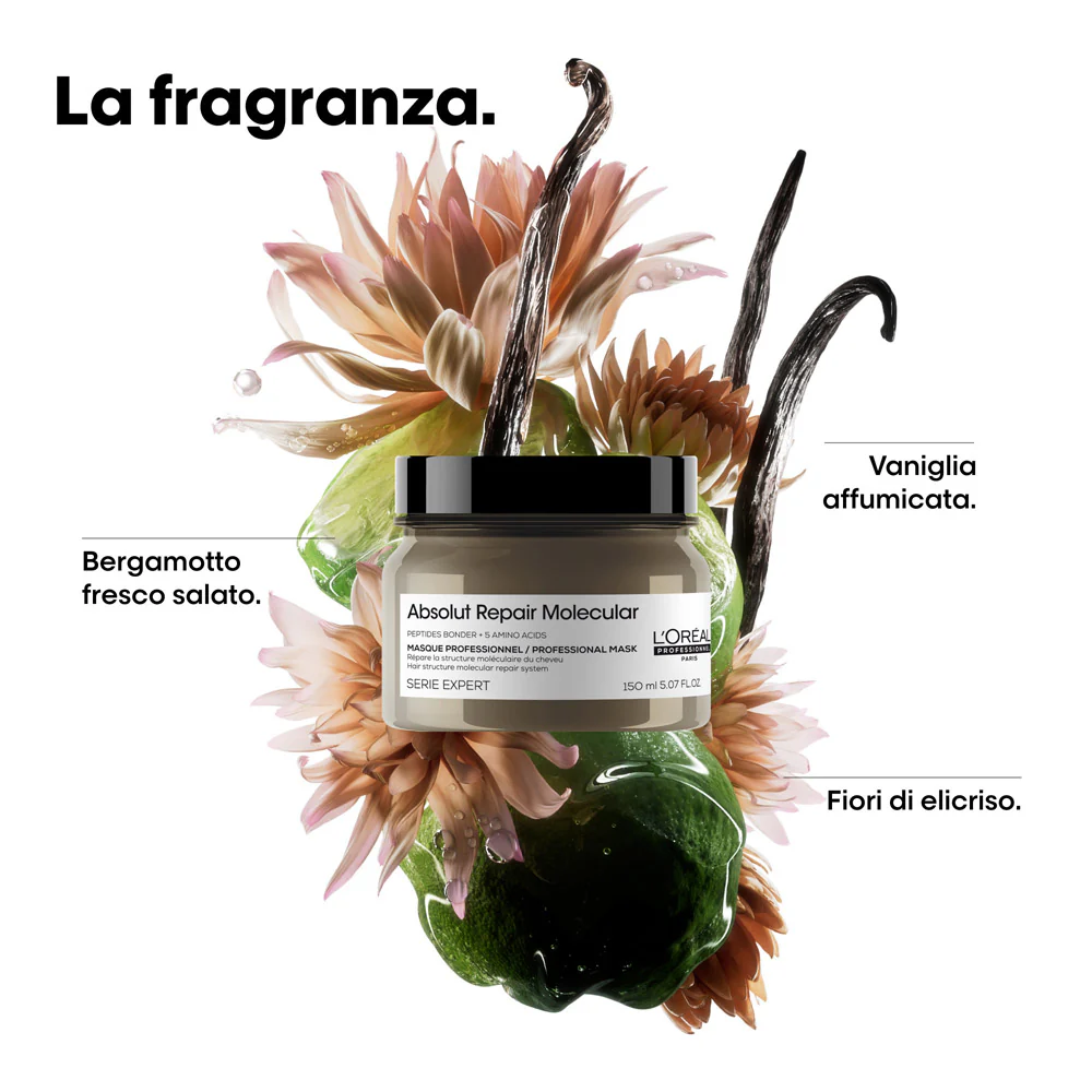 L'Oreal Professionnel Paris Serie Expert Absolut Repair Molecular Mask 150ml - maschera capelli danneggiati - Image 5