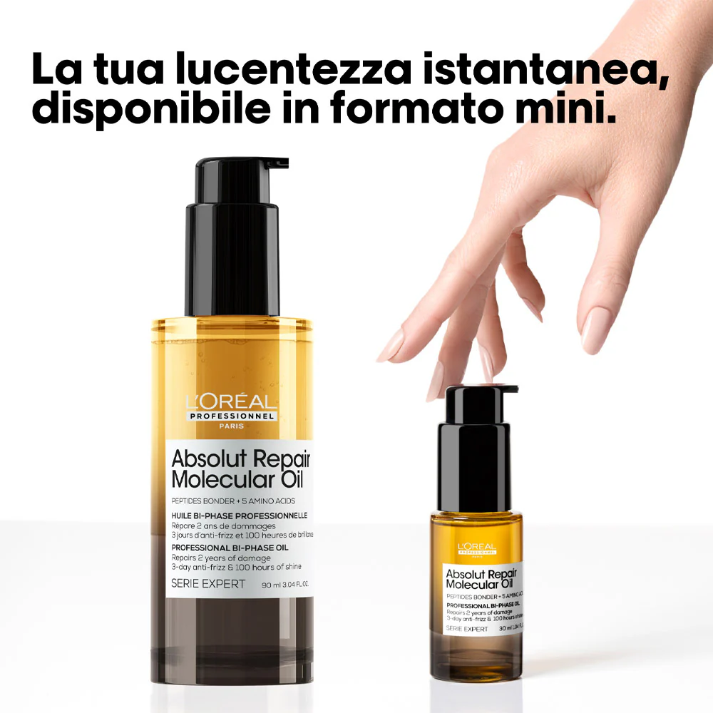 L'Oreal Professionnel Paris Serie Expert Absolut Repair Molecular Oil 90ml - olio capelli danneggiati - Image 6