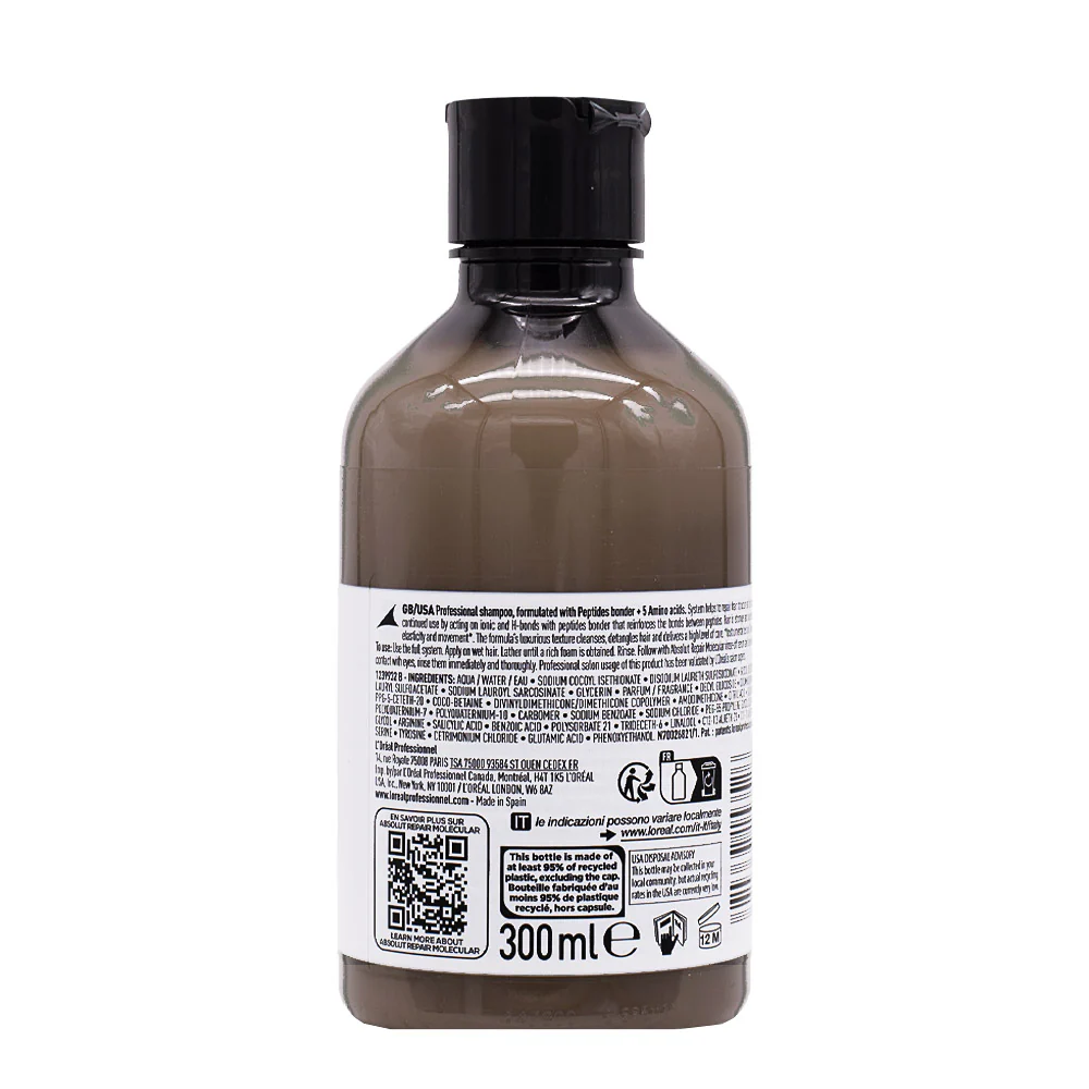 L'Oreal Professionnel Paris Serie Expert Absolut Repair Molecular Shampoo 300ml - shampoo riparatore - Image 3