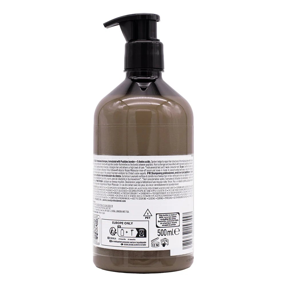 L'Oreal Professionnel Paris Serie Expert Absolut Repair Molecular Shampoo 500ml - shampoo riparatore - Image 7