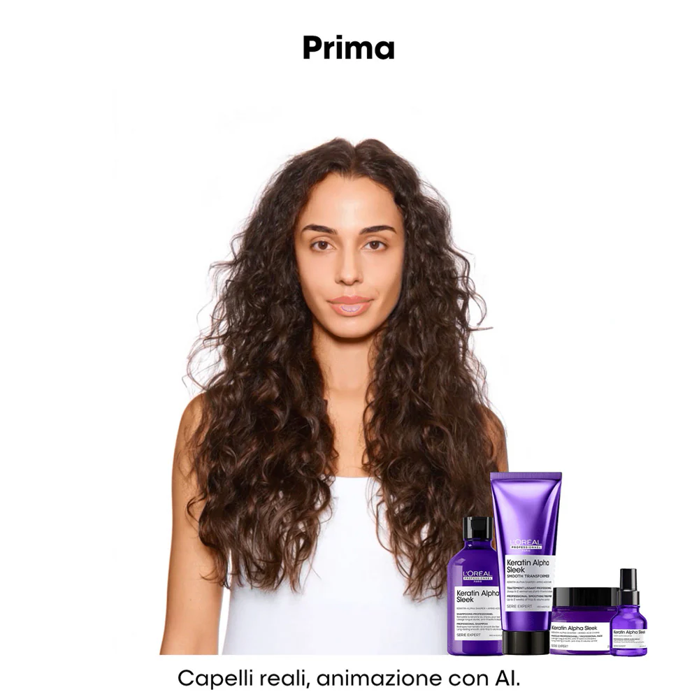 L'Oreal Professionnel Paris Serie Expert Keratin Alpha Sleek Shampoo 300ml - shampoo disciplinante anticrespo - Image 7