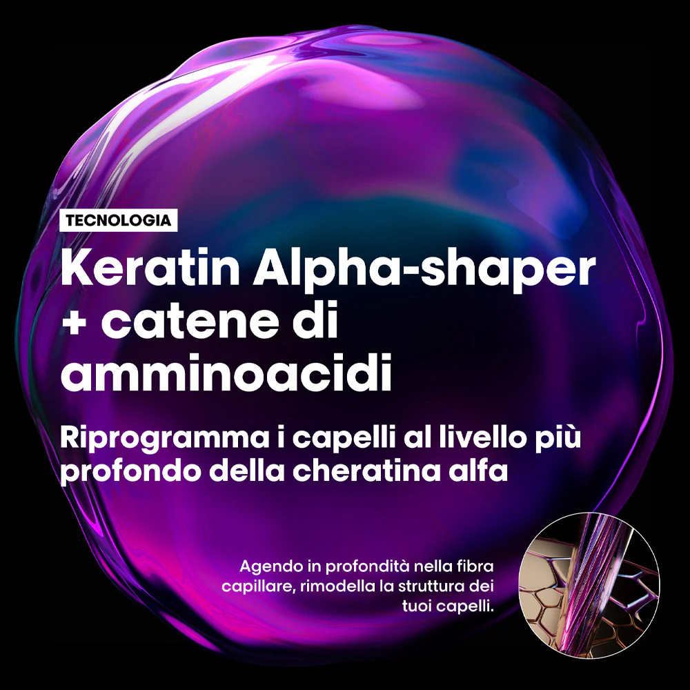 L'Oreal Professionnel Paris Serie Expert Keratin Alpha Sleek Treatment 200ml - trattamento disciplinante anticrespo - Image 5