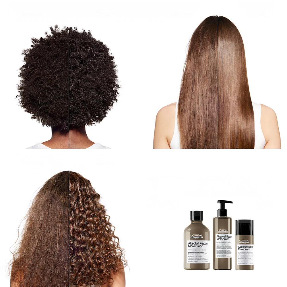 L'Oreal Professionnel Serie Expert Absolut Repair Molecular Shampoo Refill 500ml - eco-ricarica shampoo riparatore - Image 2