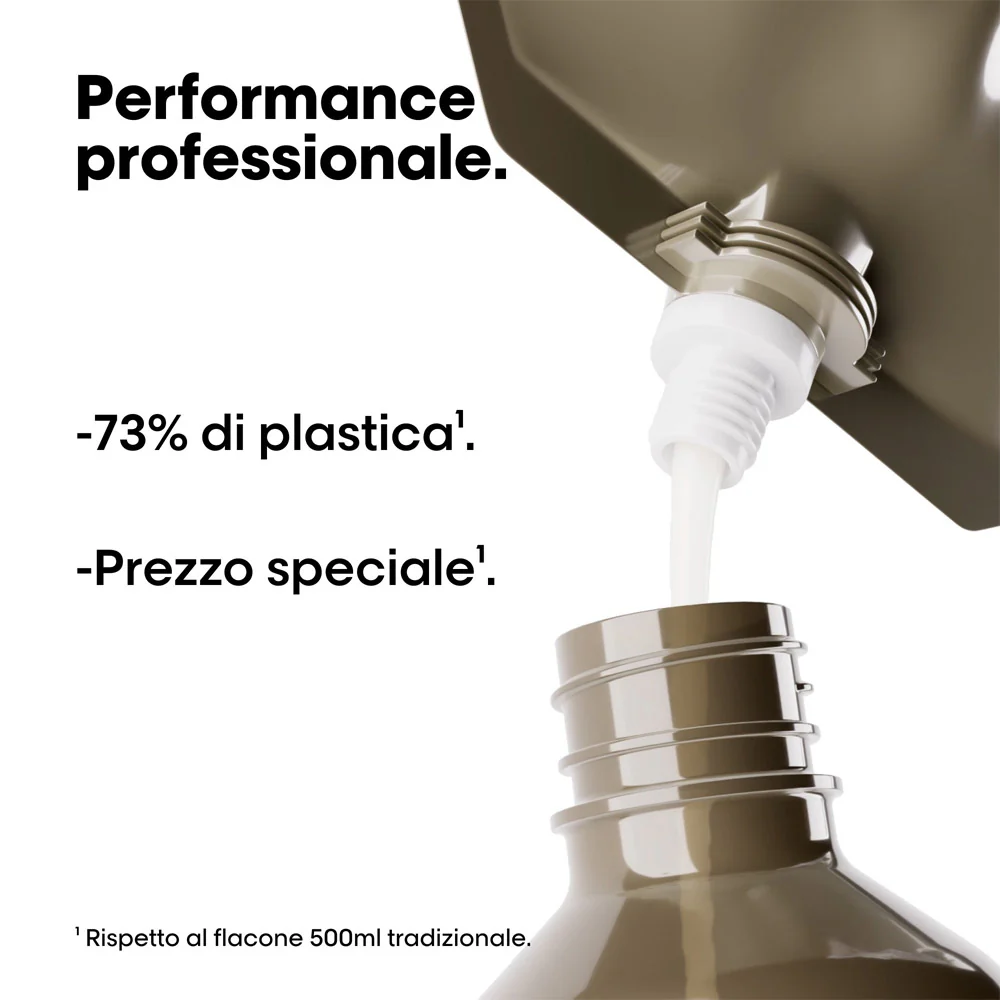L'Oreal Professionnel Serie Expert Absolut Repair Molecular Shampoo Refill 500ml - eco-ricarica shampoo riparatore - Image 5