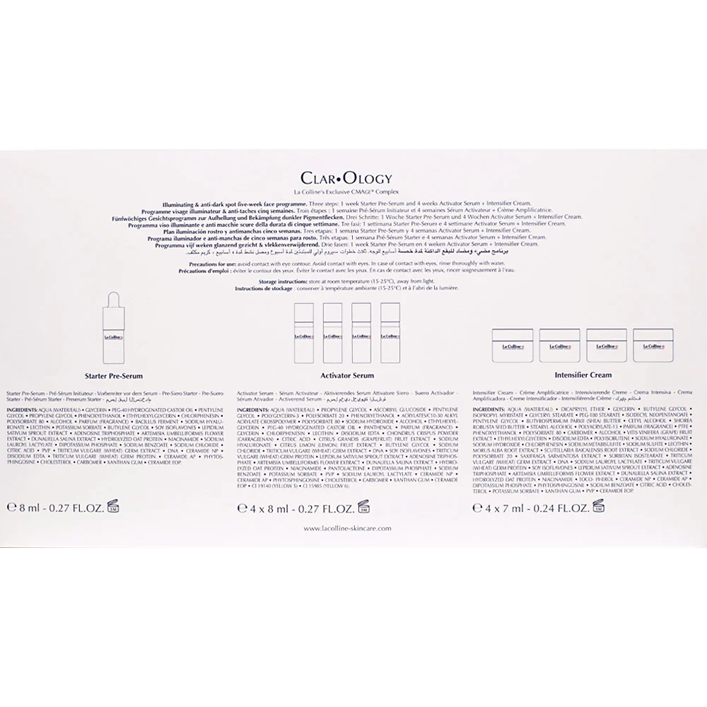 La Colline Clarology Intensive Illuminating Programme- trattamento viso illuminante antimacchie 5 settimane - Image 3
