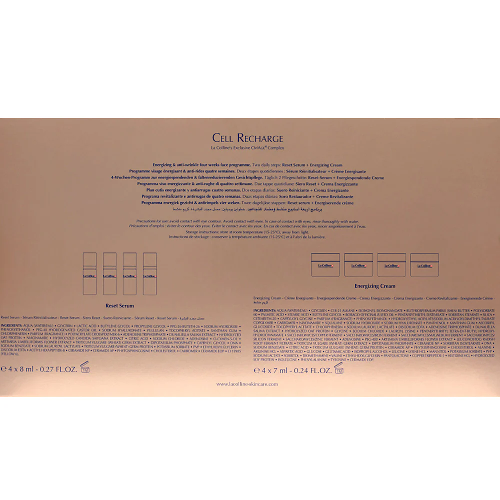 La Colline High Intensive Treatment Cell Recharge 4x8ml+4x7ml - Image 3
