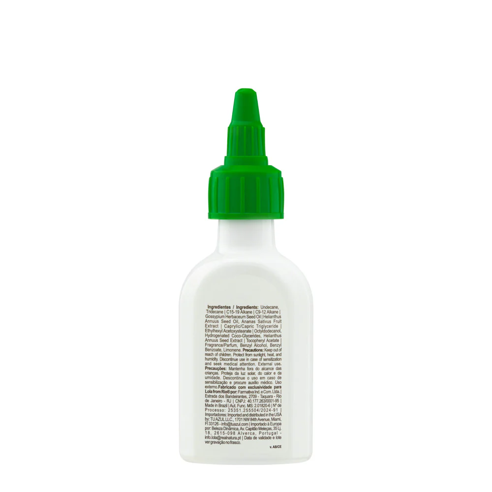 Lola From Rio Bemdita Ghee ÓLeo Nutrição Abacaxi e Manteiga de Bacuri 50ml - olio nutriente anti crespo - Image 5