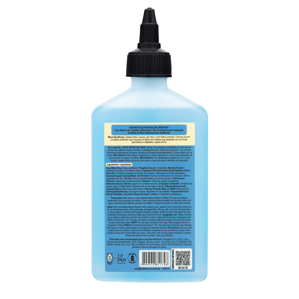 Lola From Rio Danos Vorazes Booster De Reparação Imediata 250ml - balsamo liquido anticrespo - Image 4