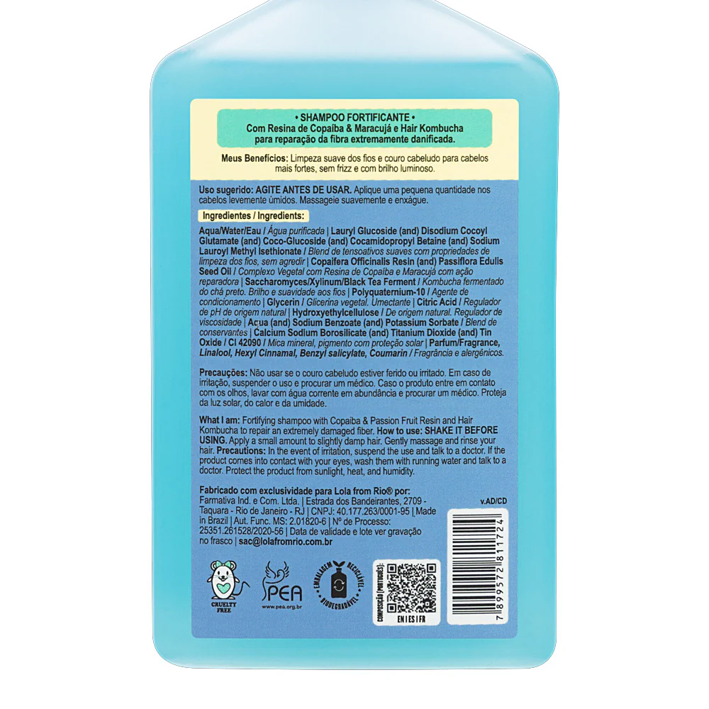 Lola From Rio Danos Vorazes Shampoo Fortificante 250ml - shampoo fortificante - Image 5